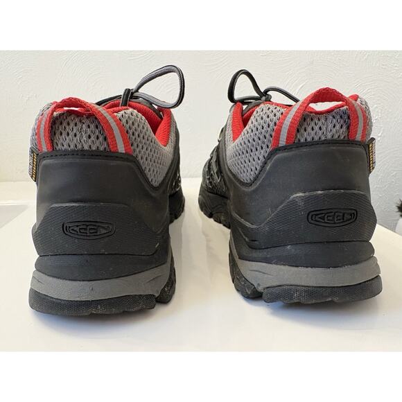Keen Aphlex Men’s Keen Dry Waterproof Shoes Black/Red Size 8.5 Hiking Outdoors - Picture 6 of 12